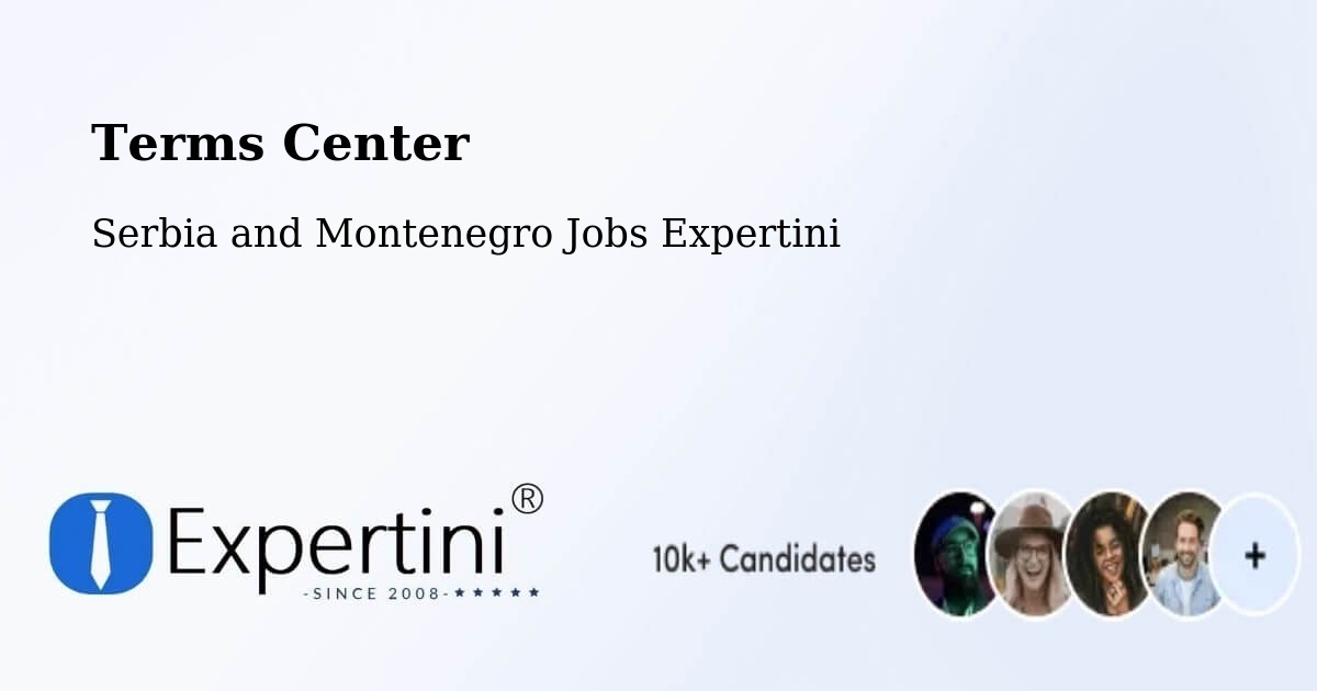 Terms of Service – Brossard - Serbia and Montenegro Jobs Expertini